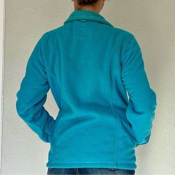 Blue ski jacket with removable, waterproof shell and fleece liner - Picture 4 of 13